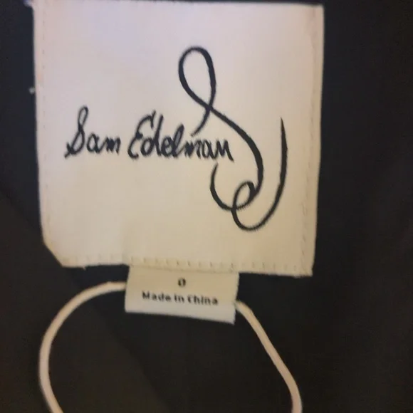 Sam Edelman Pleated Asymmetric Hem Satin Dress - Picture 9 of 12